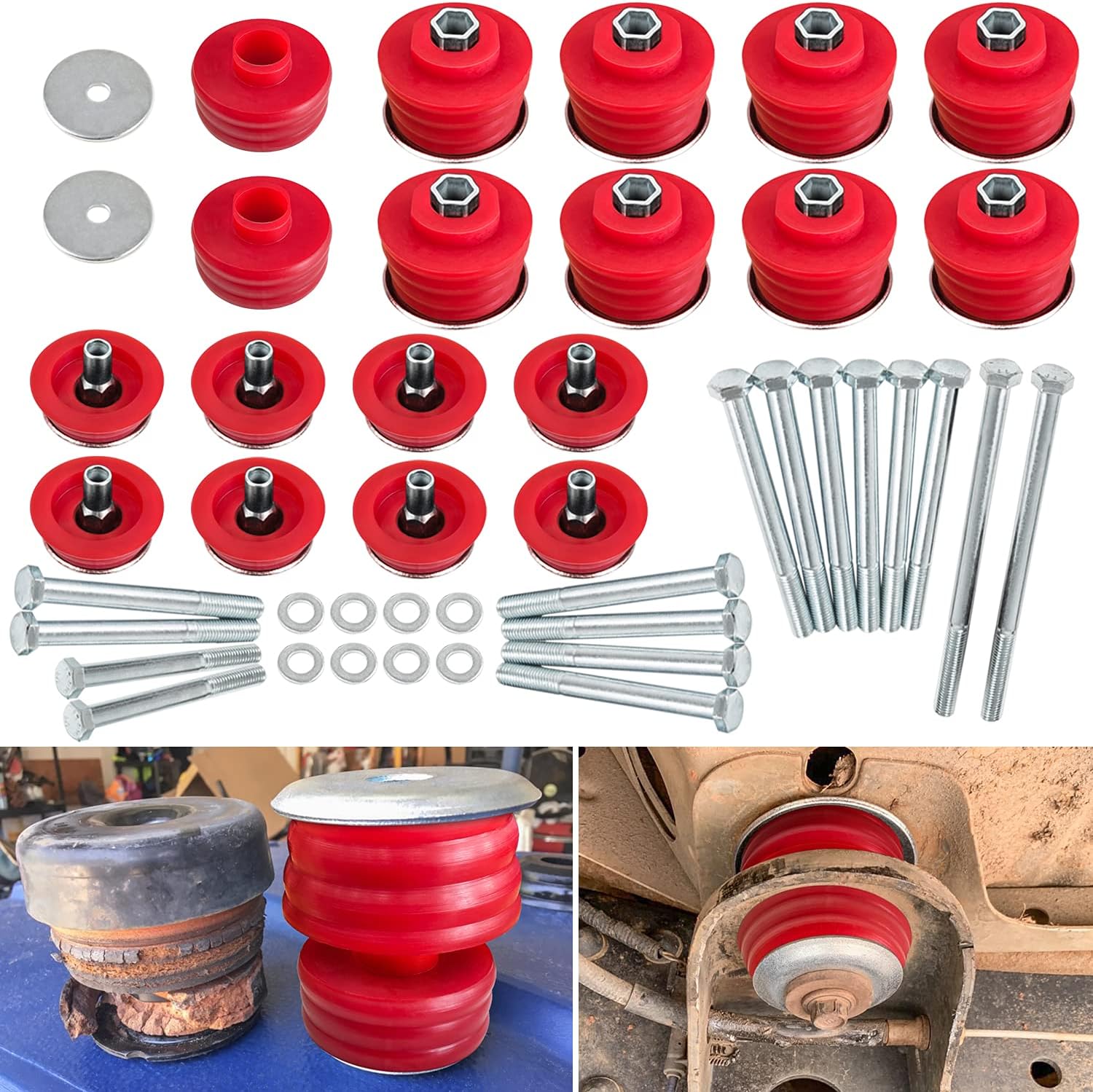 KF04060BK Body Mount Bushing Kit for Ford F250 F350 Super Duty