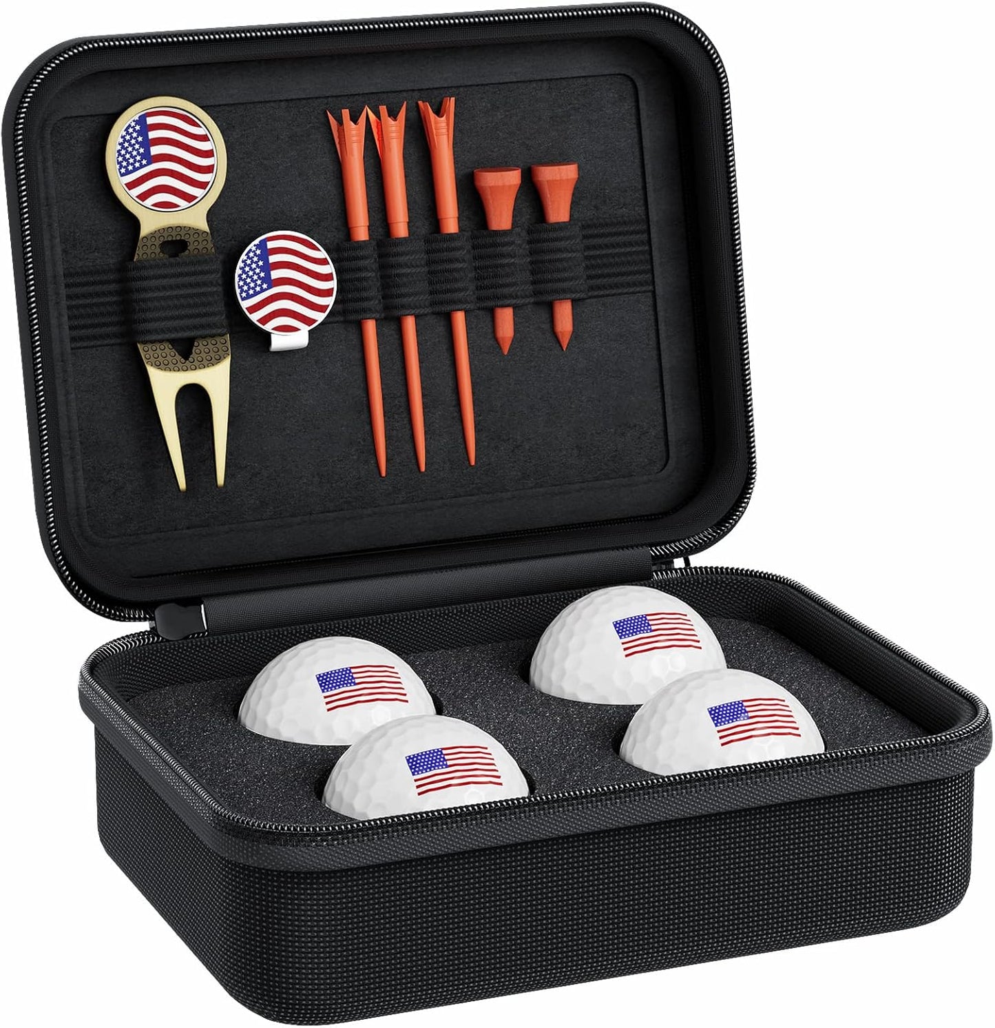 Premium Golf Accessories Set with Hi-End Case - Jiskan