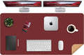 Desk Mat 47 in x 23.7 in Leather Desk Pad Protector - Large Waterproof