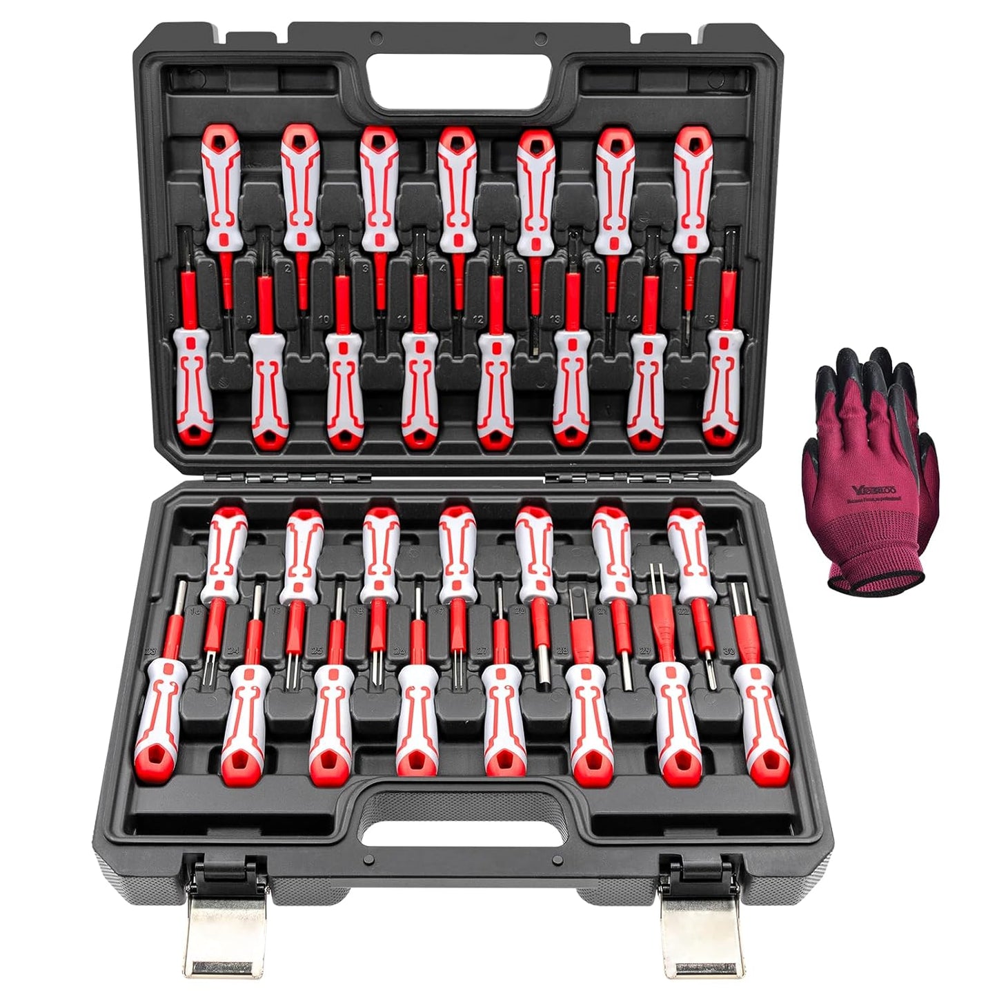 30 Pcs Universal Terminal Removal Tool Kit for Vehicle Wiring