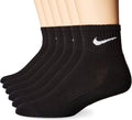 Nike Mens Performance Cushion Quarter Socks (6 Pairs) - Comfortable