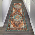 Pauwer 2x6 Non Slip Runner Rug - Vintage Boho Washable Runner