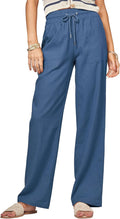 Women Linen Pants Wide Leg Palazzo Pants - Comfortable Summer AVICHIC