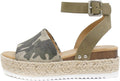 Women's Soda Topic Open Toe Ankle Strap Espadrille Wedge - Dressy
