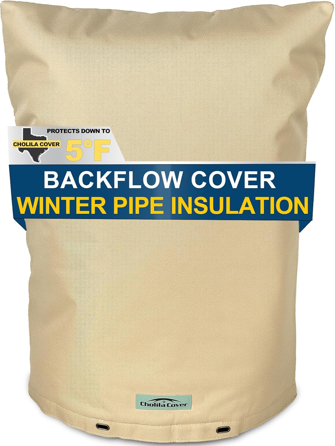 Backflow Preventer Cover Insulated for Winter Pipe Freeze Protection