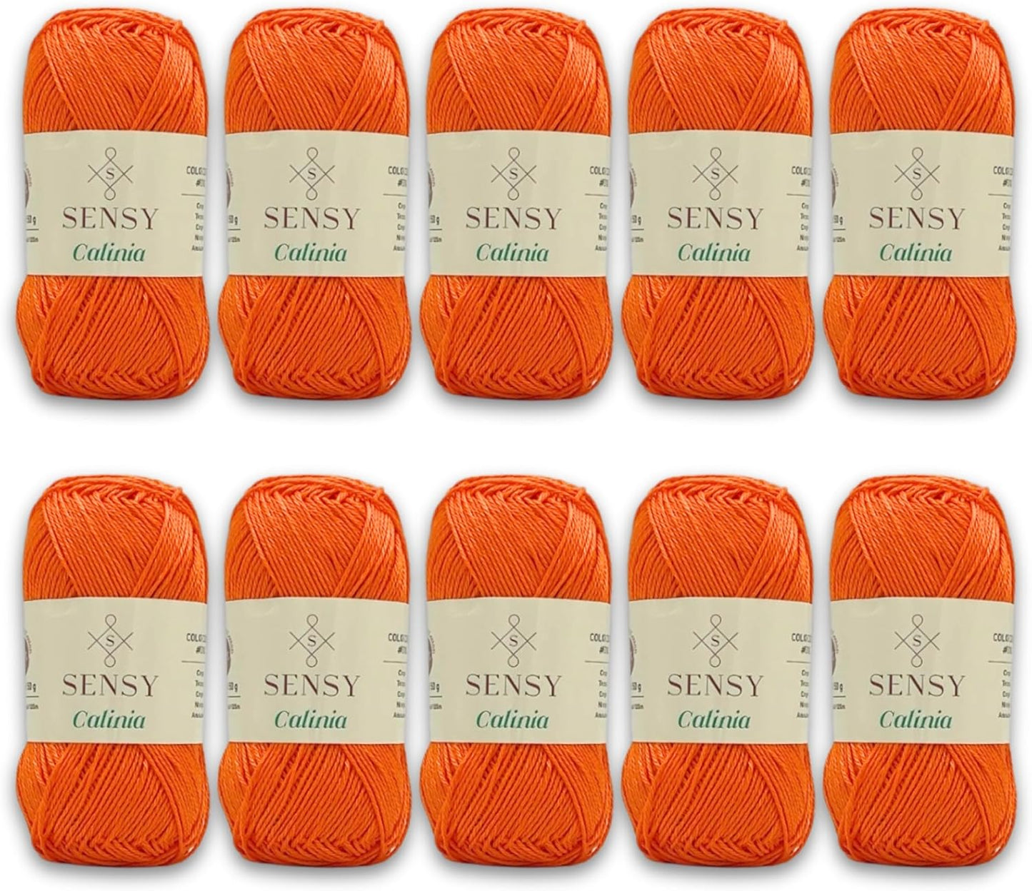 10 Skeins of Sensy Calinia Yarn for Amigurumi Projects