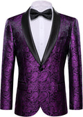 Barry.Wang Paisley Sport Coat Blazer for Men - Lightweight Tuxedo