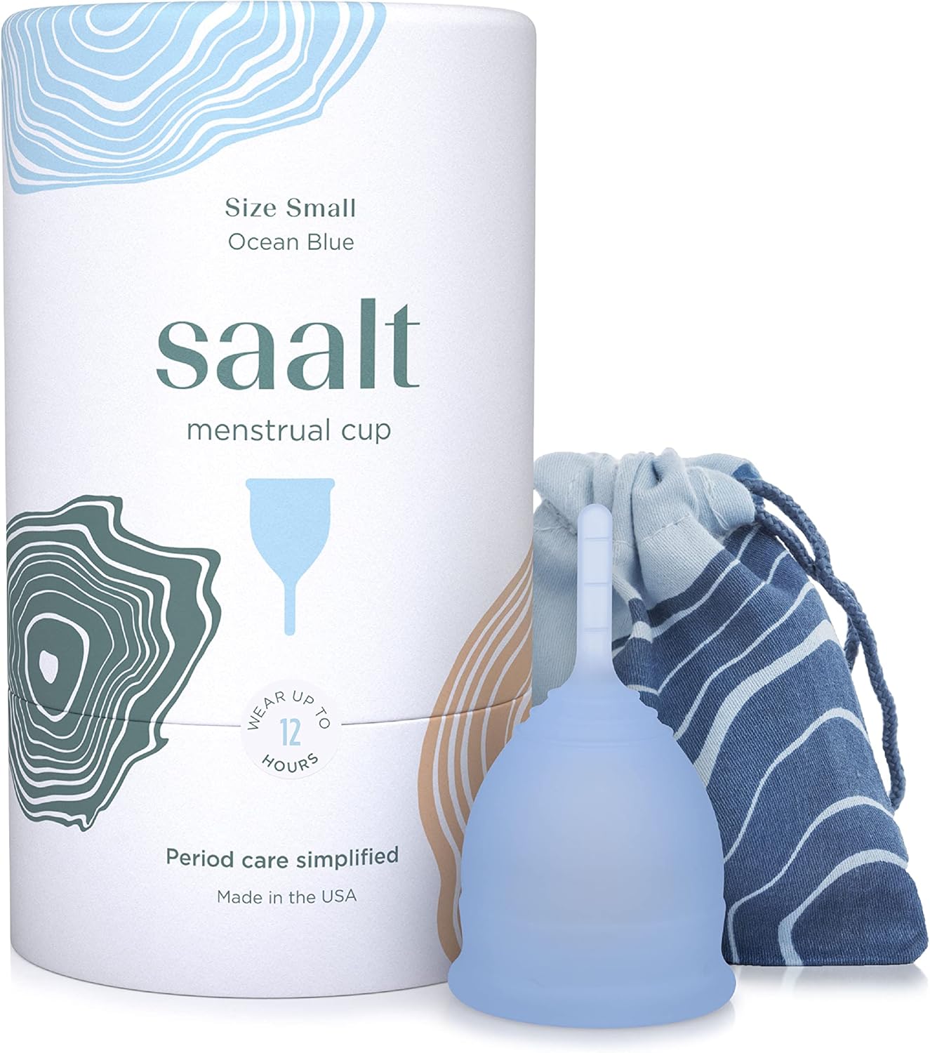 Saalt Menstrual Cup - 12-Hour Leak-Free Comfort