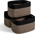 Storage Baskets for Organizing Shelves 14.8x11x9.5 in Pack of 3