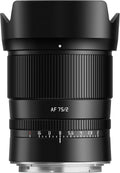 TTArtisan AF 75mm F2 Autofocus Portrait Lens - Fast F2 Aperture