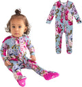 Baby Girls' Ruffle Trim Footie Pajamas from Posh Peanut Collection