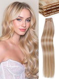 WIGNEE 100% Remy Double Wefts Invisible PU OVO Hair Extensions