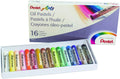 Pentel Arts Oil Pastels 16 Color Set - Smooth, Vibrant Blending