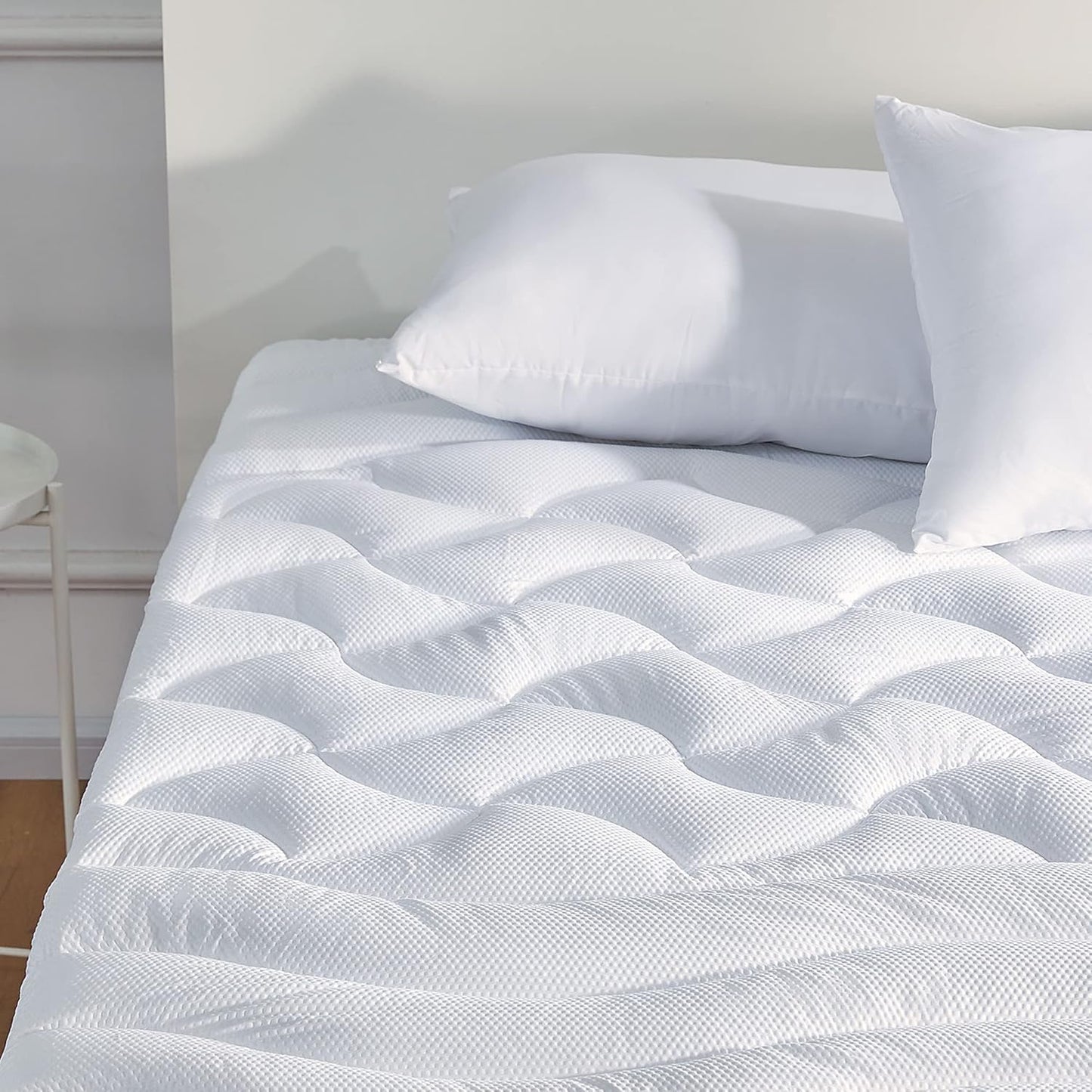 SLEEP ZONE Full Size Cooling Mattress Topper for Comfort