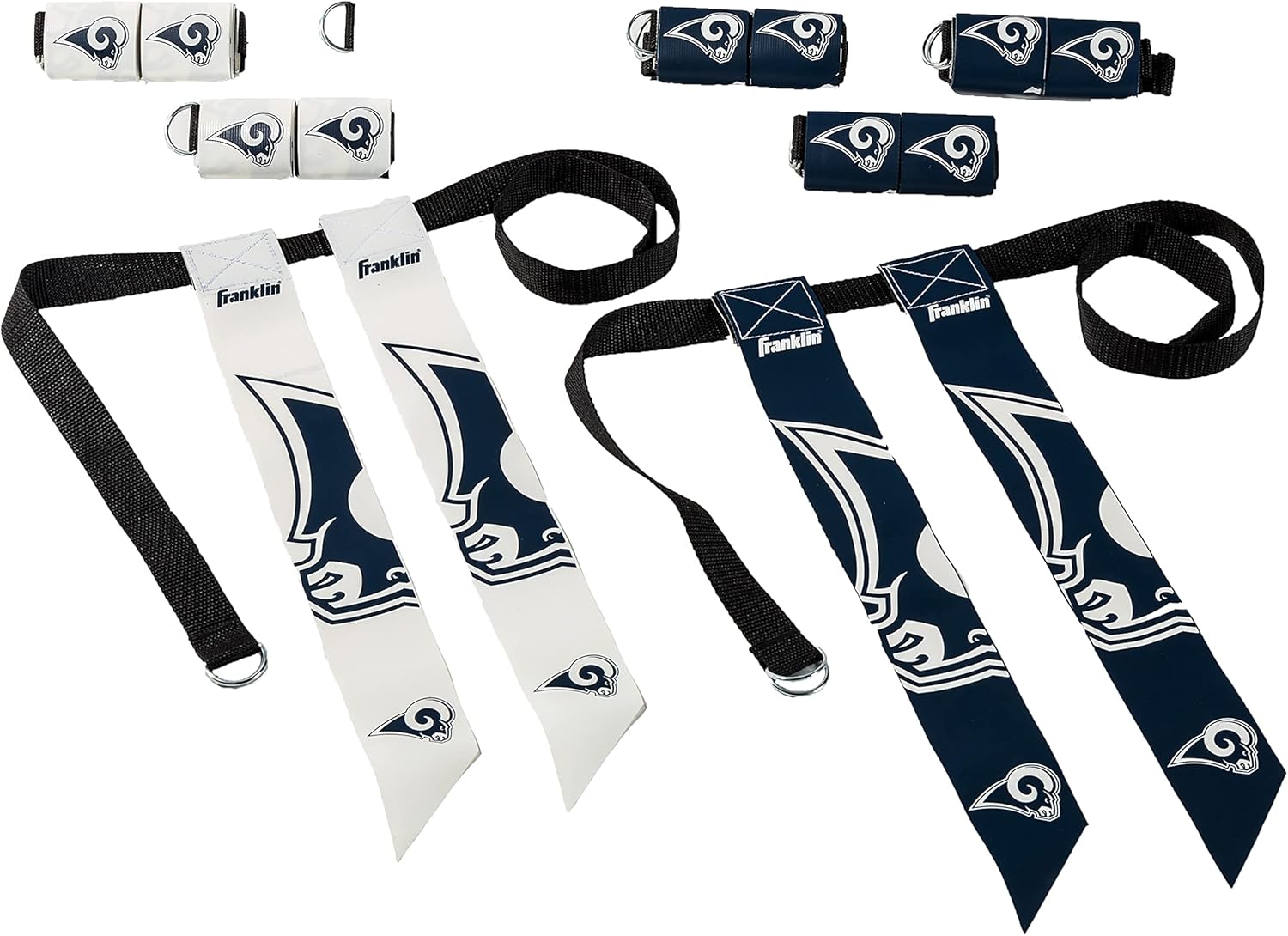NFL Team Flag Football Set for Kids and Adults - 36in Waist