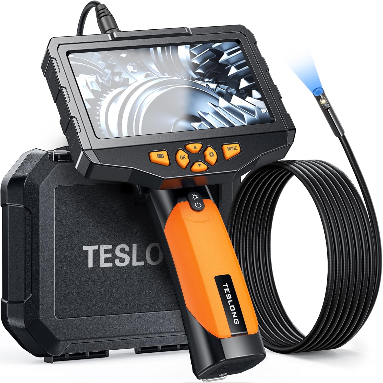 Teslong NTS300 Inspection Camera with Dual Lens and Light Features