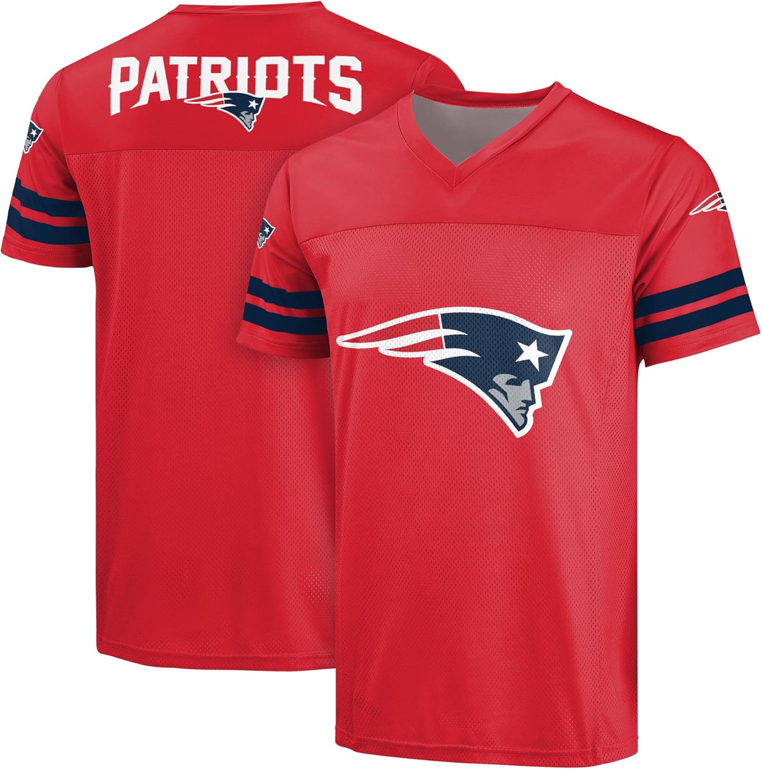 NFL Men's Officially Licensed Primary Logo Game Day V-Neck Top