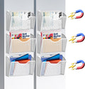 Magnetic File Holder - Hanging Metal Magazine Rack for Refrigerator