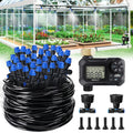 118FT Greenhouse Mist Drip Irrigation Kit - Automatic Garden Timer