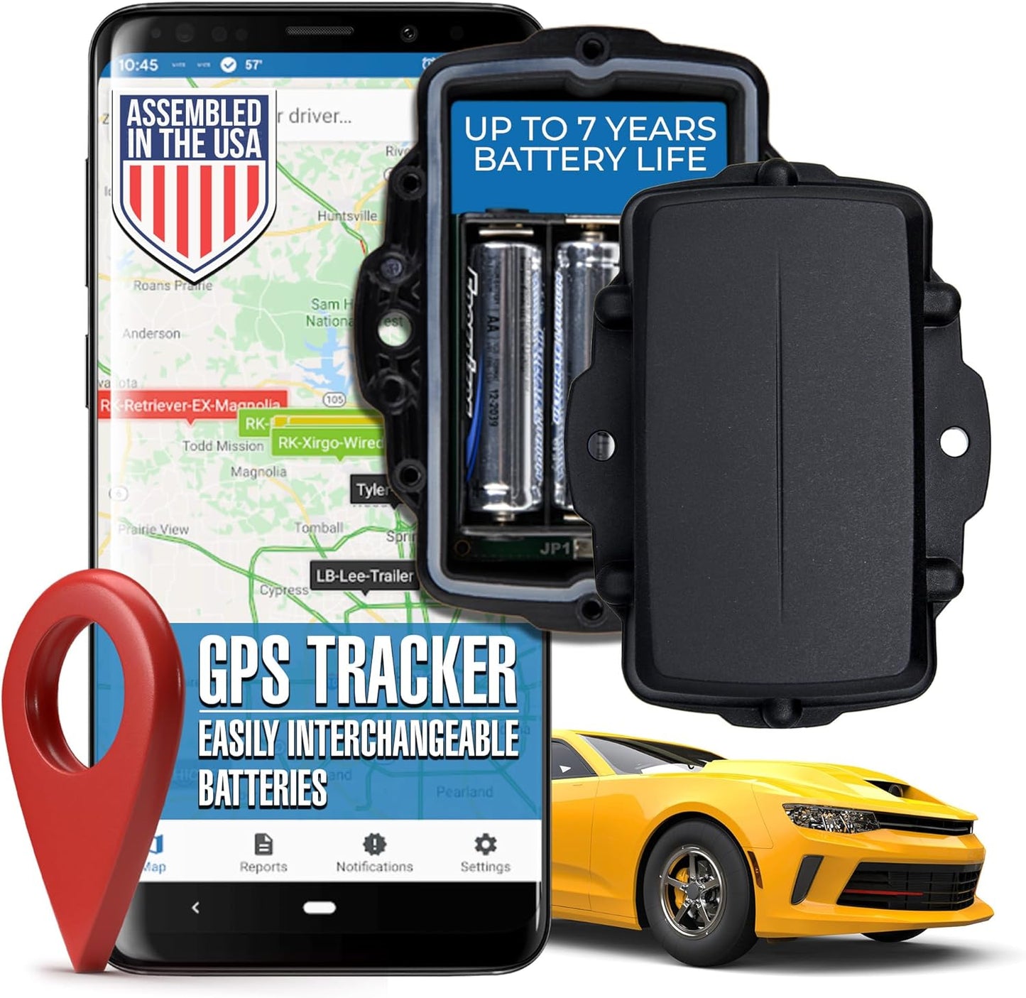 Lonestar Tracking Oyster3 Hidden GPS Tracker for Vehicles