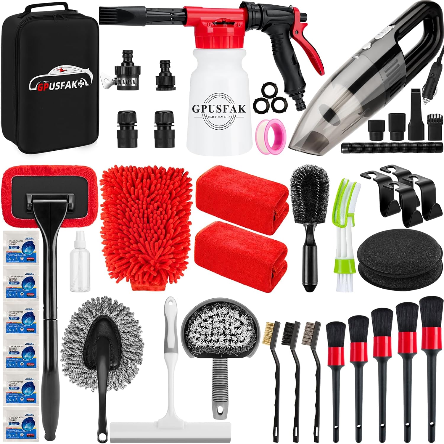 Ultimate Car Detailing Kit - 42 Pcs & GPUSFAK