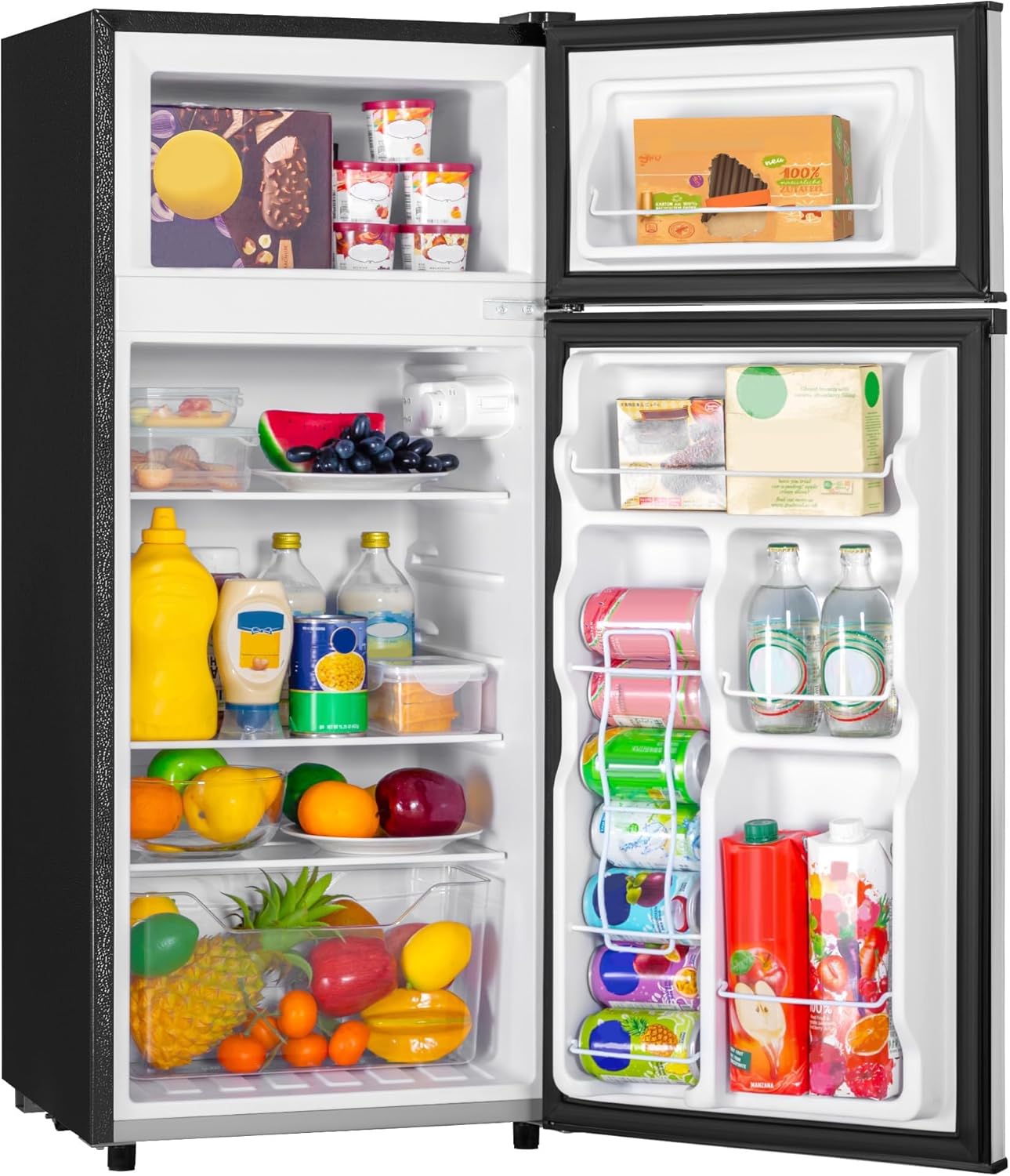 4.4 Cu.Ft Mini Fridge with Freezer for Office and Dorm Use