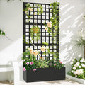 Metal Planter with Trellis by Toriexon for Your Garden
