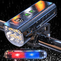 Victagen Bike Light 12000lm Front and Taillight - Long Runtime Night