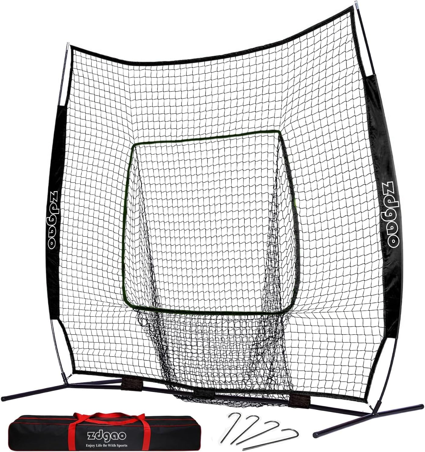 77ft Portable Baseball Softball Practice Net for Training
