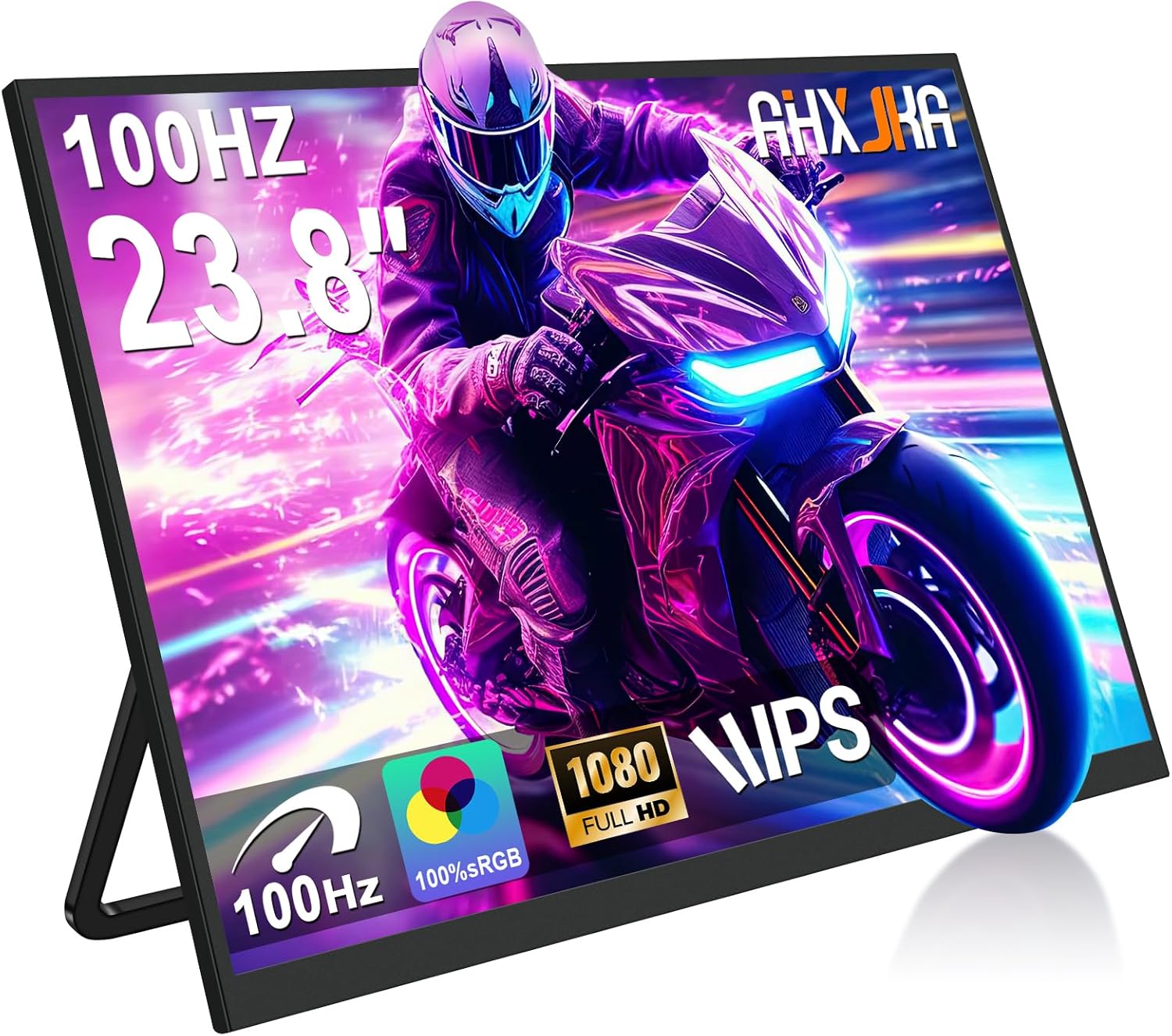 23.8 Inch Large Screen Portable Monitor for Gaming and Work