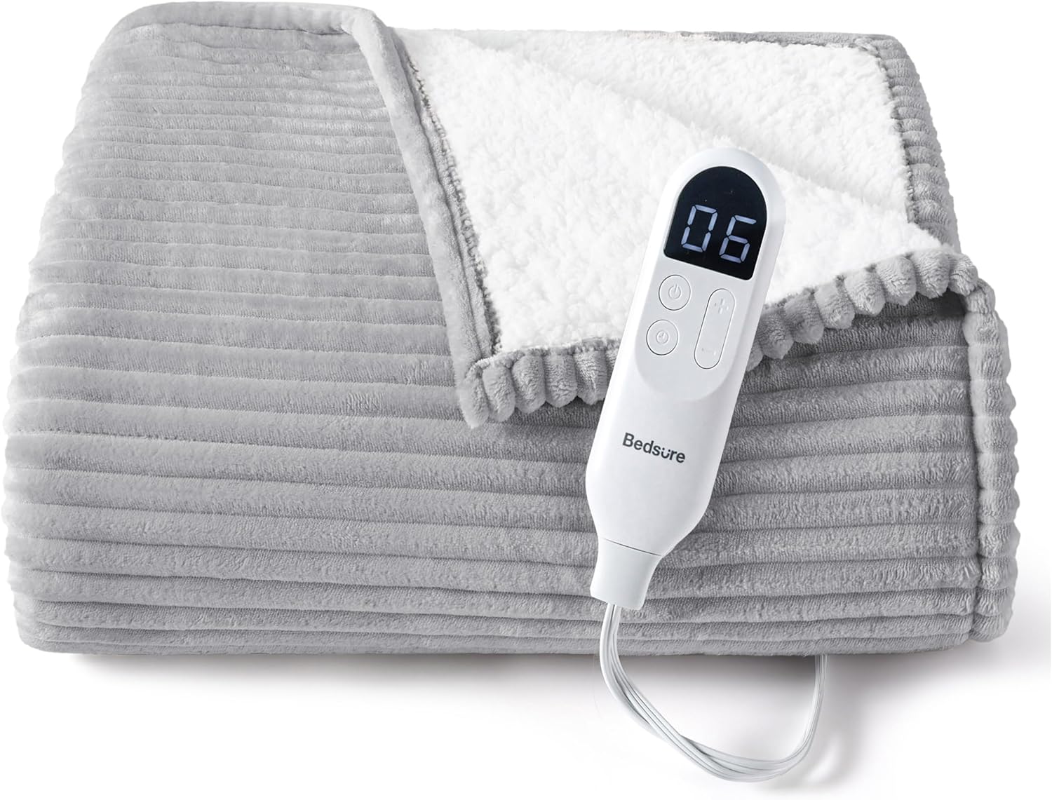 Bedsure GentleSoft Heated Blanket Electric Throw for Cozy Warmth