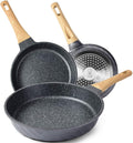 Frying Pans Nonstick Induction Set 8ft 9.5ft 11ft - Durable Nonstick