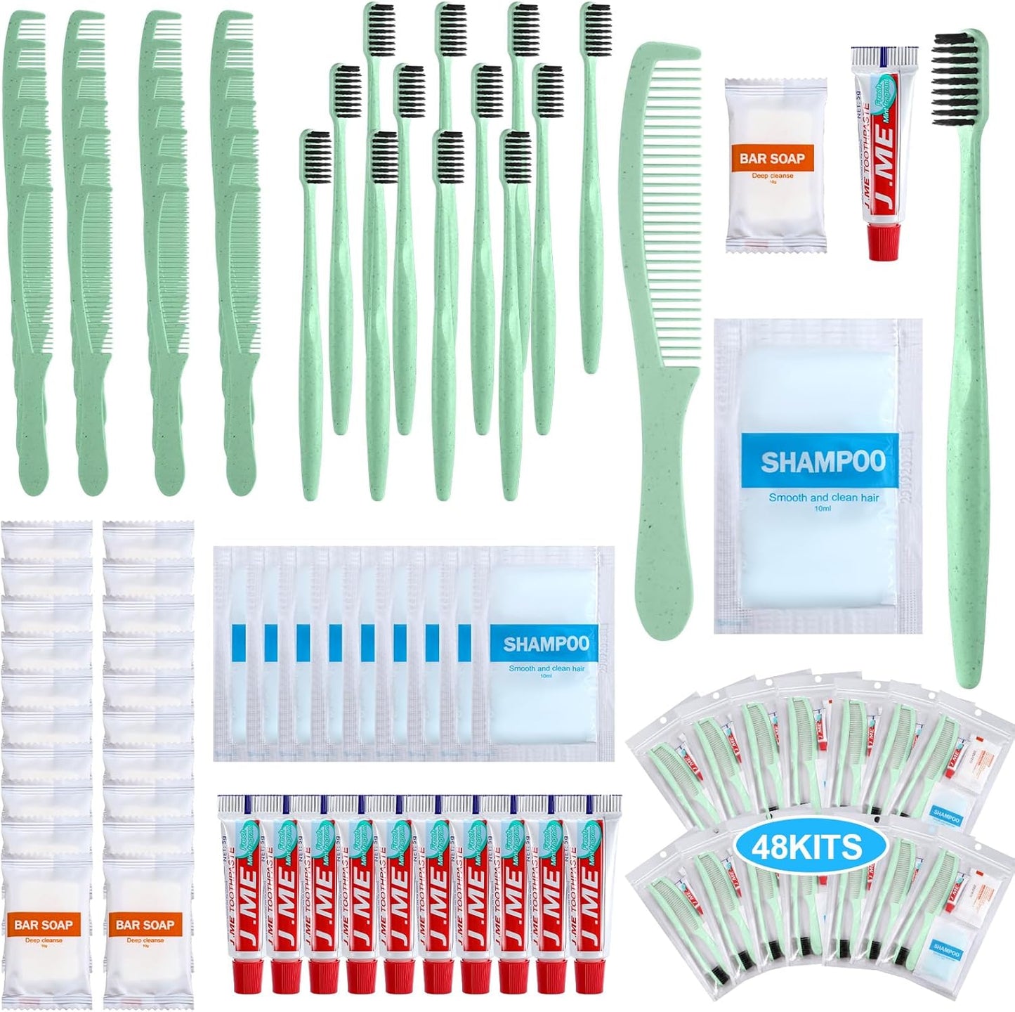 Comprehensive Personal Hygiene Kit for Travel and Charity Needs