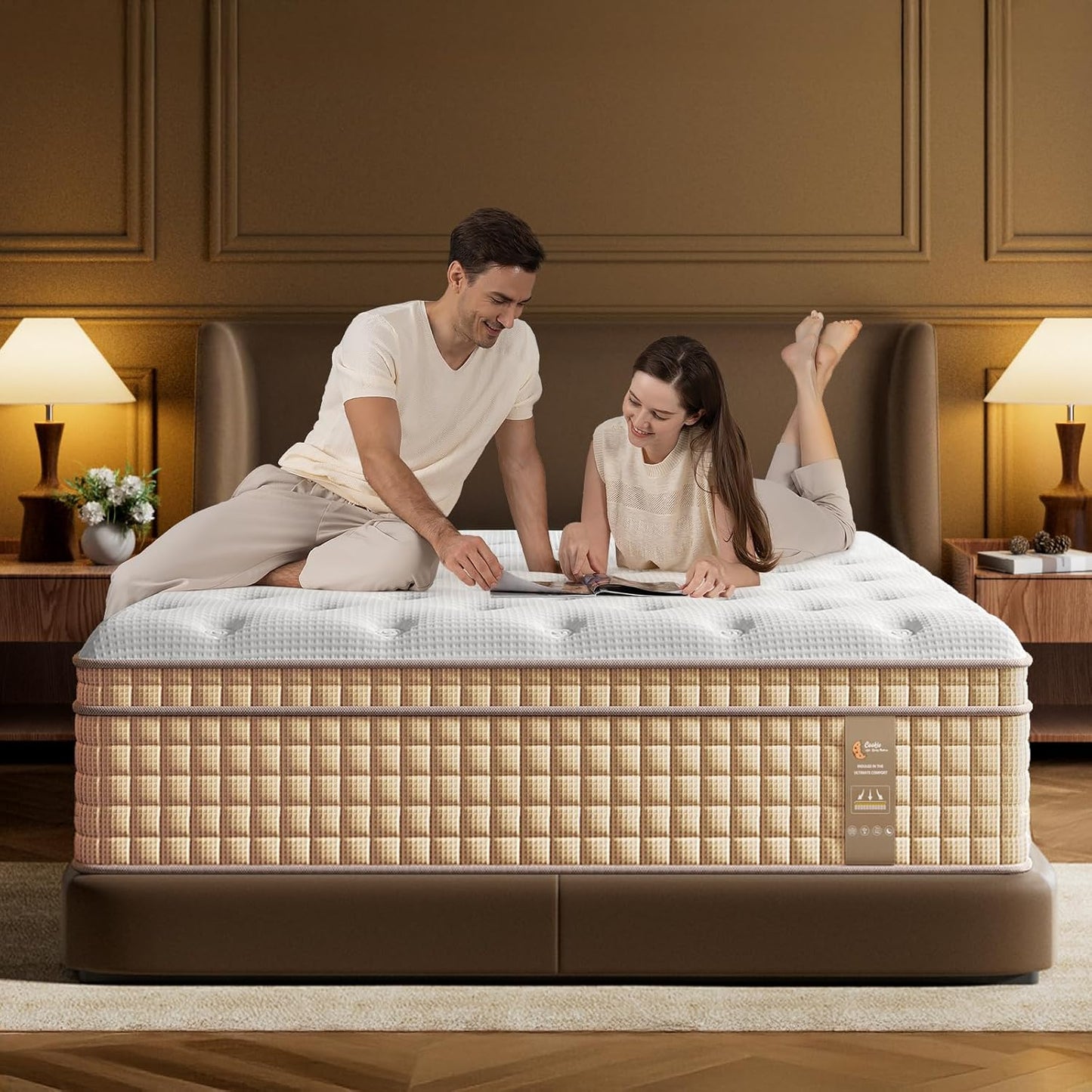 BedStory Extra Firm Queen Mattress for Back Pain Relief & Comfort