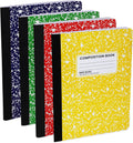 Wide Ruled Notebook Composition Book - Durable Marble Covers