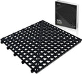 Esatto 6 Pack Interlocking Shelf Mats 12 in Black - Clean Bar