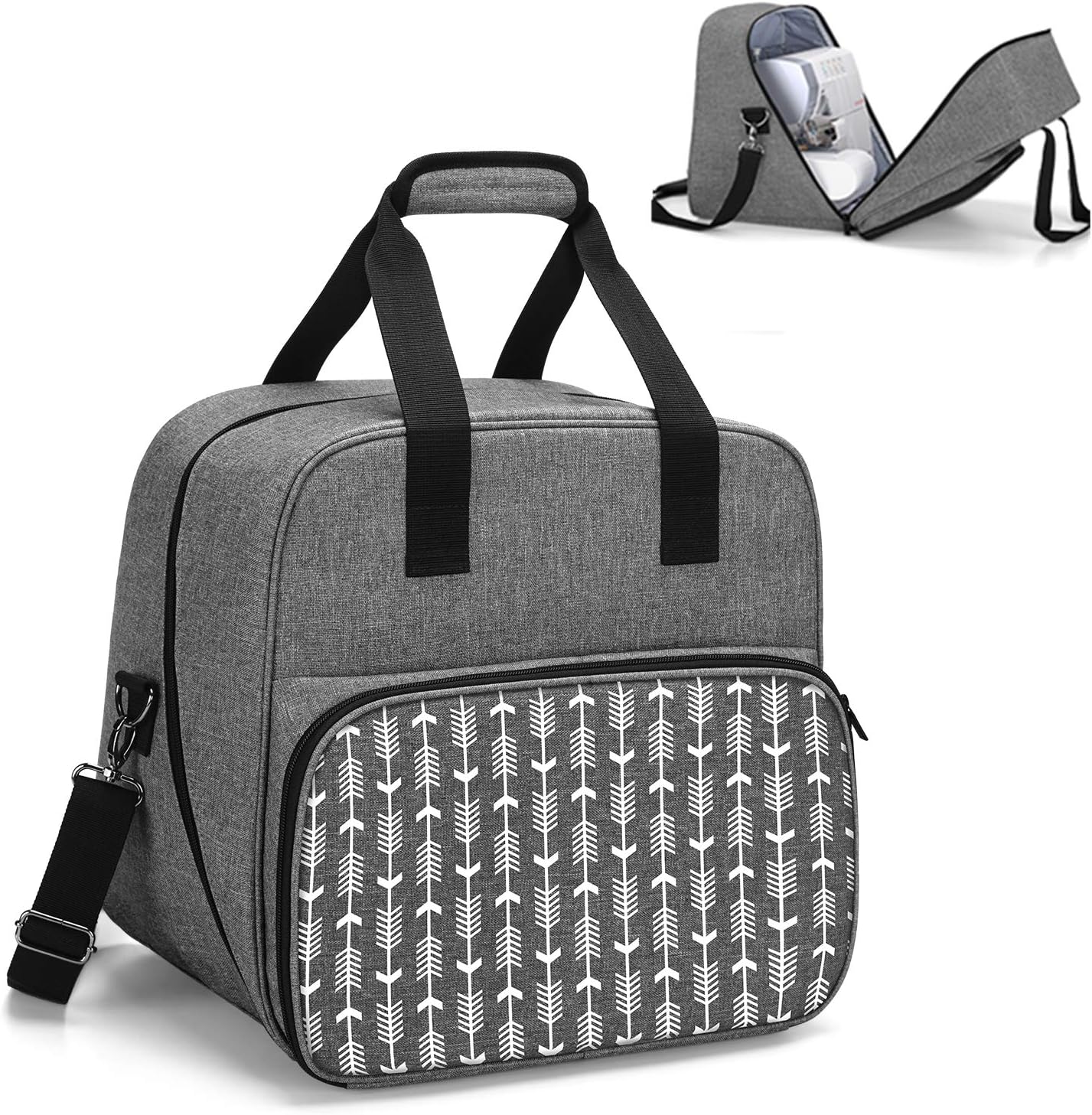 Yarwo Serger Machine Carrying Case for Safe Transport and Storage