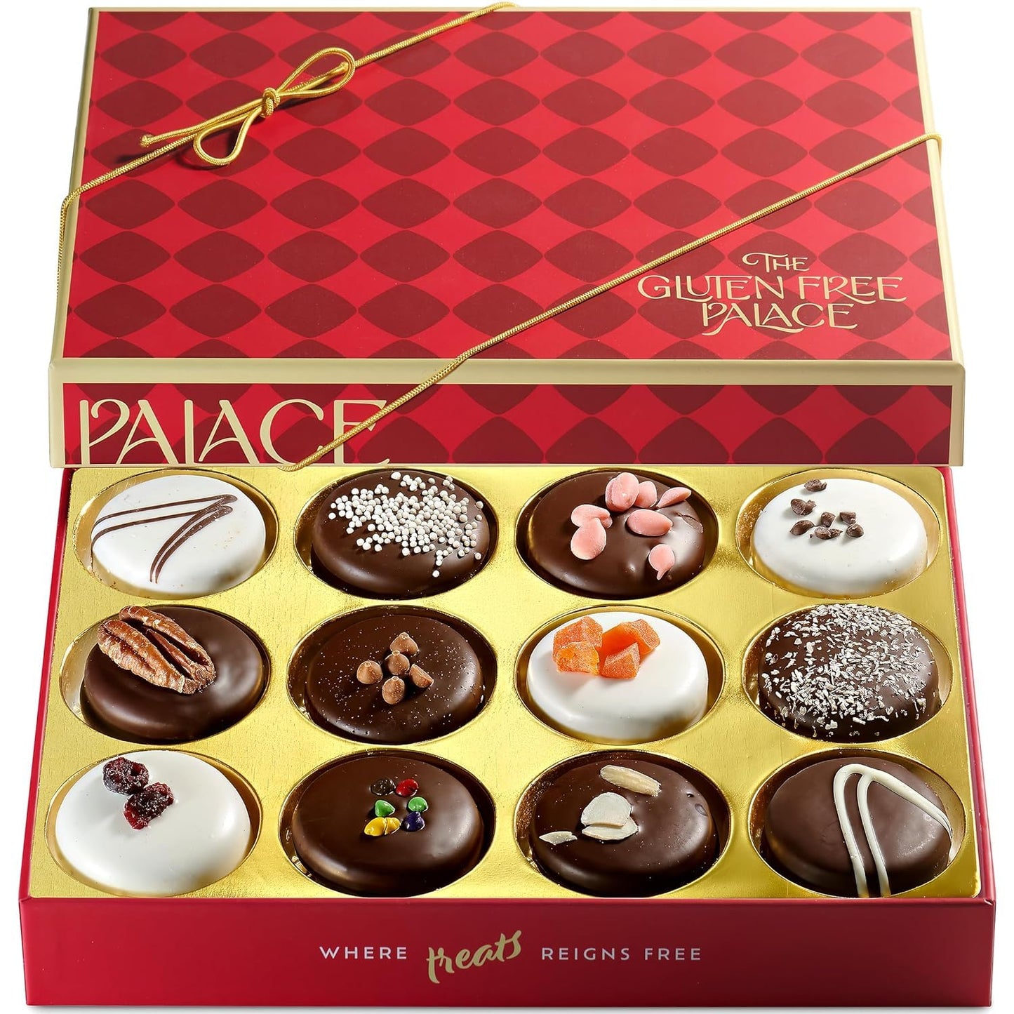 Gourmet Gluten Free Holiday Chocolate Covered Cookies Gift Basket