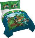 Minecraft Duvet Cover Set Queen - Soft Reversible Kids Bedding