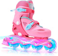 2PM SPORTS Kids Inline Skates with Illuminating Light Up Wheels