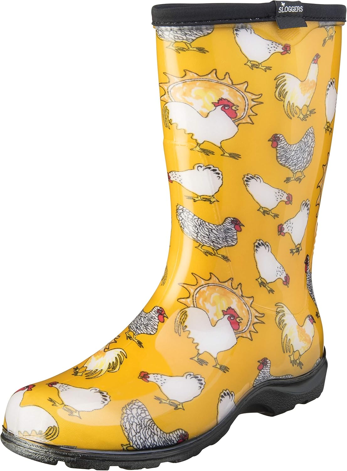 Sloggers Waterproof Garden Rain Boots for Women - Cute Mid-Calf