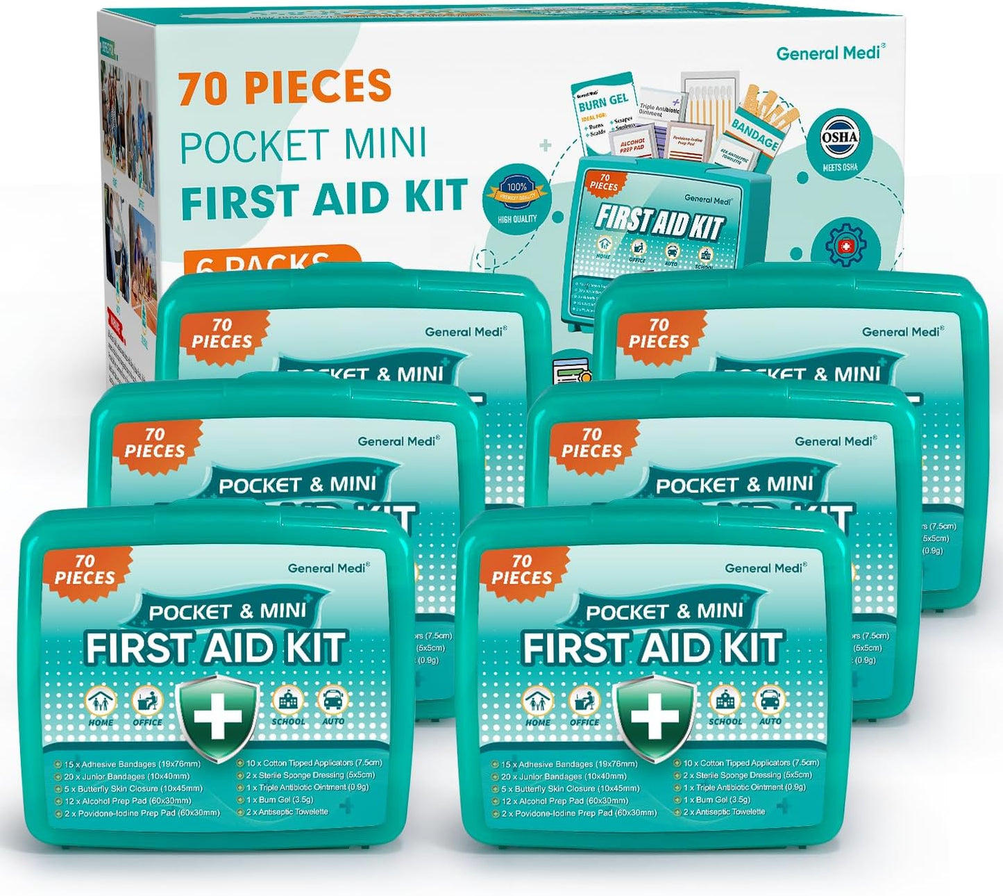 Premium 420 Piece First Aid Kit - Ultimate Medical Supplies for Any Situation