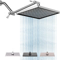 Cobbe Rainfall Shower Head 11.8 in Rectangular Panel - Full Coverage