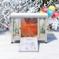 Insulated Cat House Outdoor Heated for Small Animals - COZIWOW
