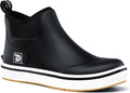 Trudave Mens Deck Boots Waterproof Ankle Rain Boots - Durable Grip