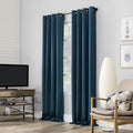 Sun Zero Nordic 2-pack Theater Grade 100% Blackout Curtains - Teal