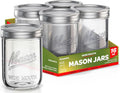 Wide Mouth Mason Jars 16 oz - Perfect for Canning and Decor