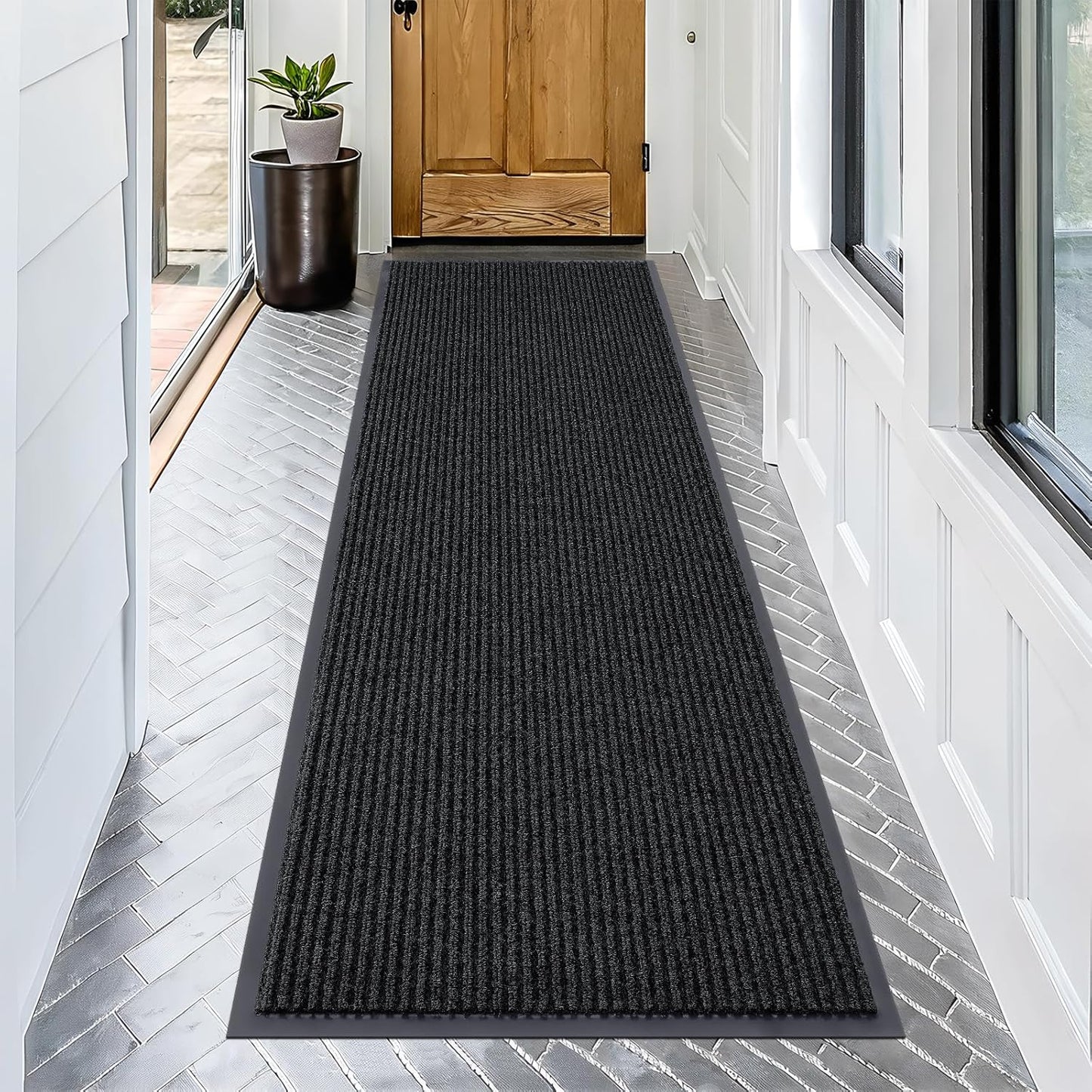 OLANLY Waterproof Heavy Duty Doormat for Indoor Outdoor Use