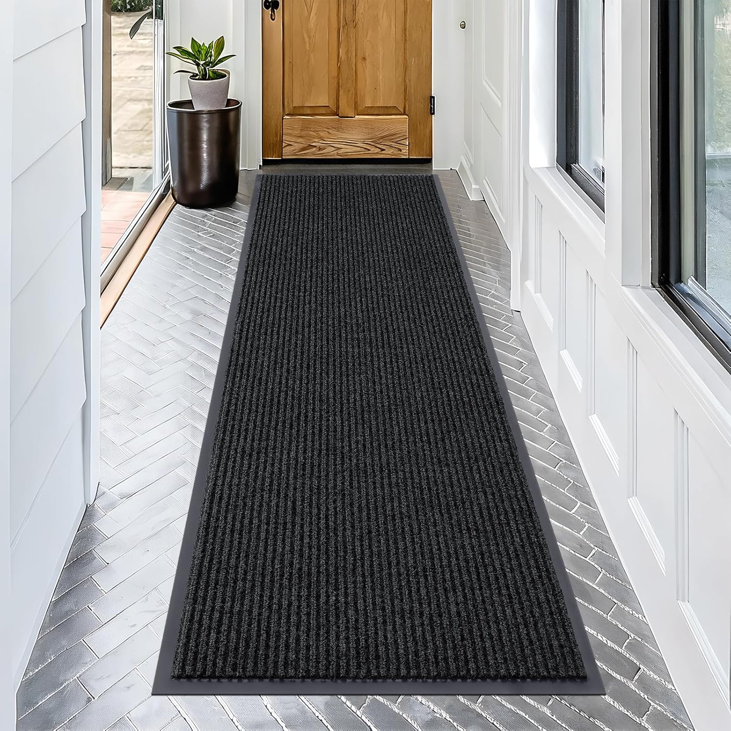 OLANLY Waterproof Heavy Duty Doormat for Indoor Outdoor Use