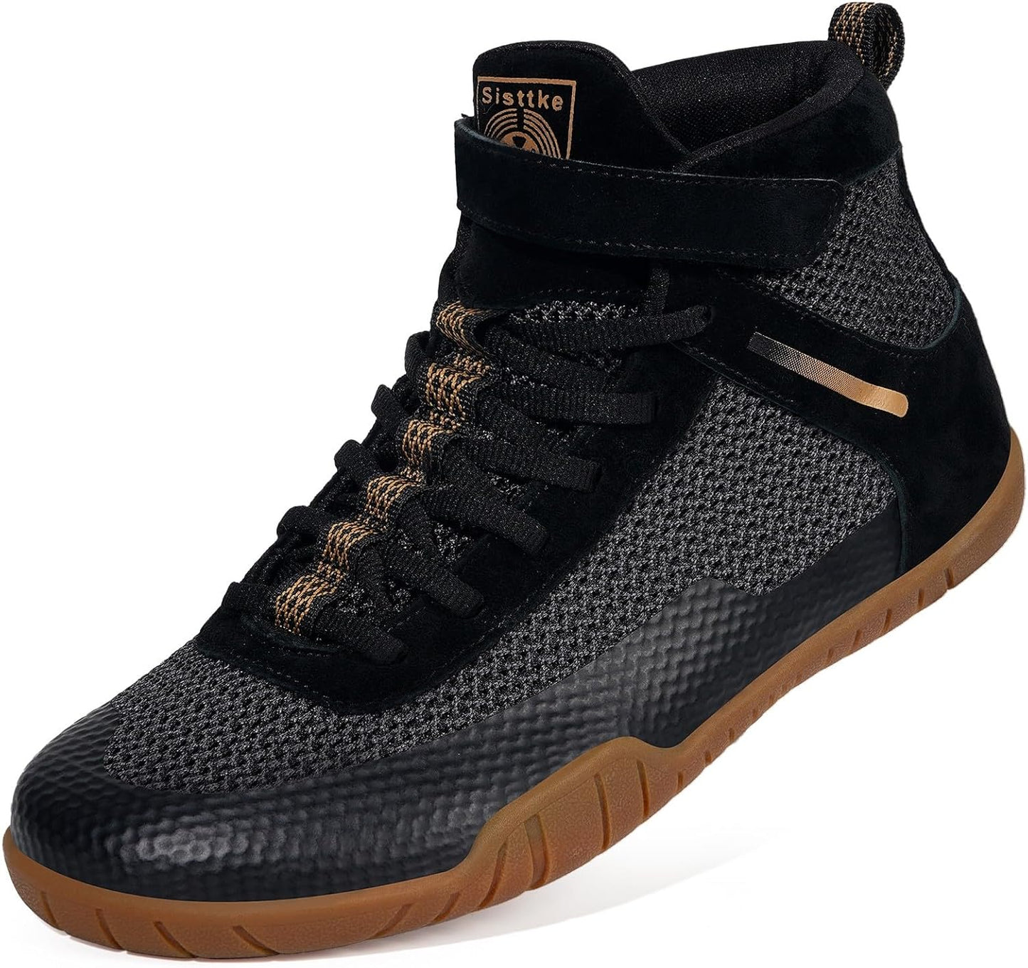 Hsyooes Mens Wrestling Shoes for Boxing and Fitness Training